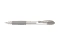 G-2 Metallic zselés toll, ezüst, 0,32 mm, kinyomó mechanizmus, PILOT